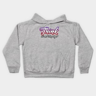 Think it's not illegal yet Cursive Kids Hoodie